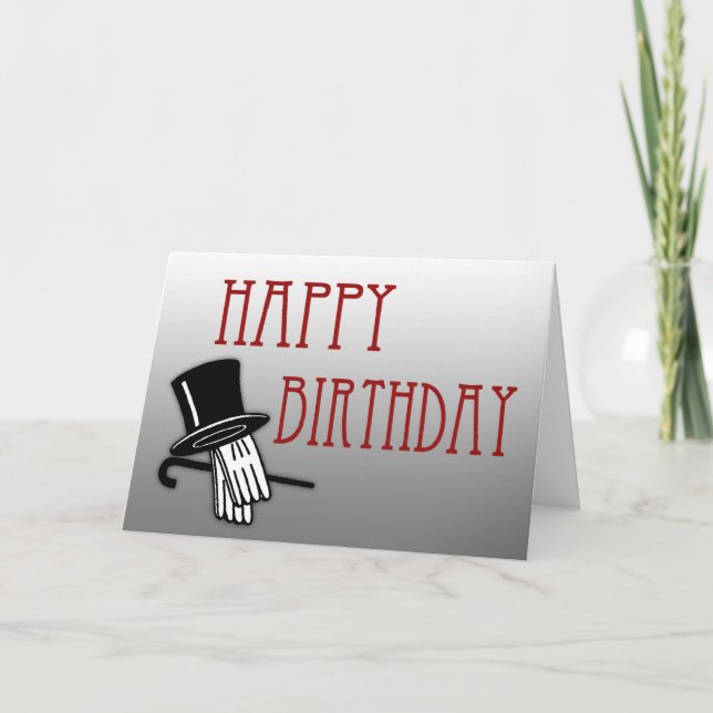 Art Deco Birthday Card (Front)