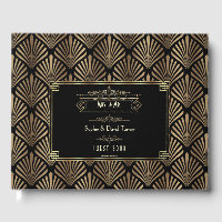 Art Deco Black Gatsby 1920s Wedding