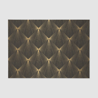 Art deco,black gold,chic,elegant,pattern,classy,tr tissue paper