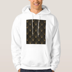 Art Deco: Black Gold Elegance. Hoodie
