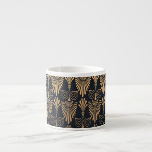 Art Deco Black Gold: Retro. Espresso Cup