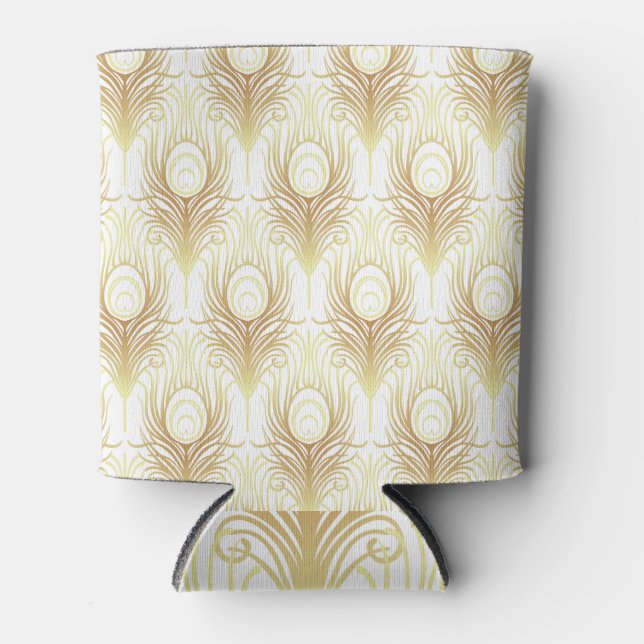 Art Deco Black Gold: Roaring 1920s Can Cooler (Front)