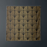 Art Deco: Black Gold Scales. Tapestry<br><div class="desc">Art Deco Pattern. Seamless black and gold background. Scales or shells crisscross ornament. Minimalistic geometric design. Vintage lines. 1920-30s motifs. Luxury vintage illustration Roaring 20s Charm. Sleek black and gold background. Elegant geometric motifs in vintage style. Enjoy the Art Deco vibe! Roaring 20s Vibes! Art Deco Delight in Black &...</div>