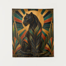 Art Deco Black Panther