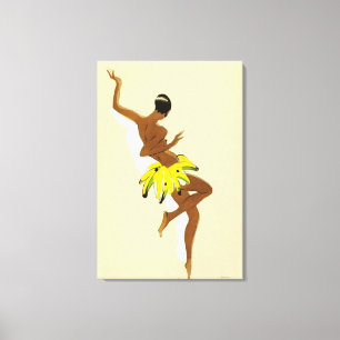 Art Deco   Black Thunder by Paul Colin Canvas Print