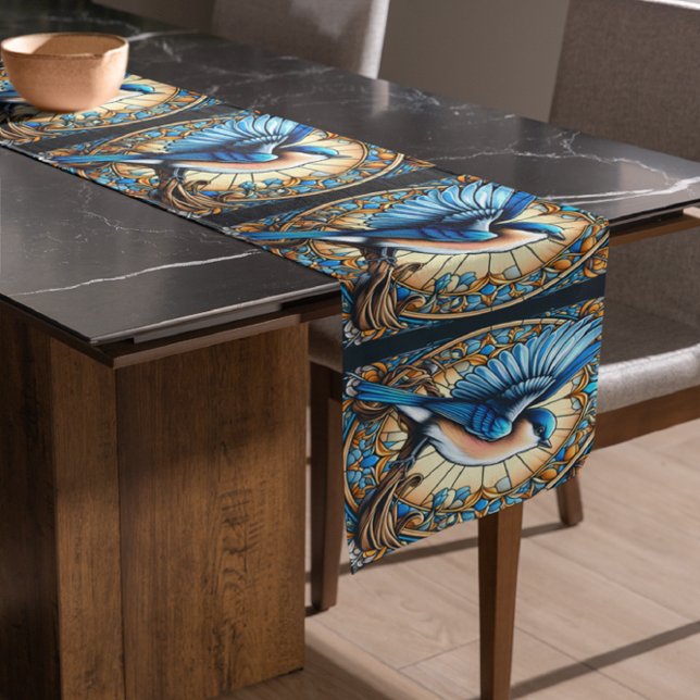 Art Deco Blue Bird Table Runner (Creator Uploaded)