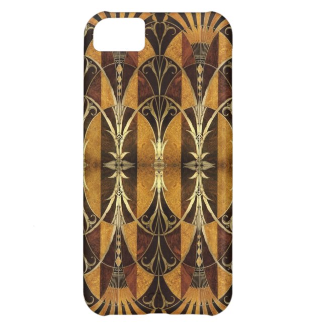 Art Deco Burl Wood Case-Mate iPhone Case (Back)