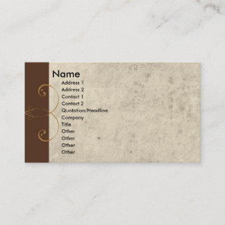 Art Deco Business Card