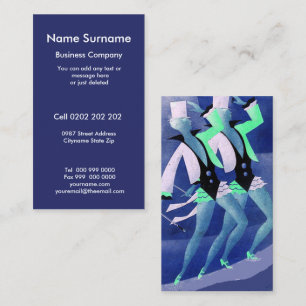 Art Deco, Business Card