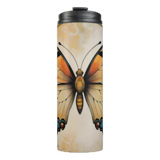 Art Deco Butterfly Tumbler