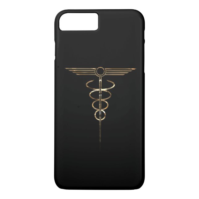 Art Deco Caduceus Case-Mate iPhone Case (Back)