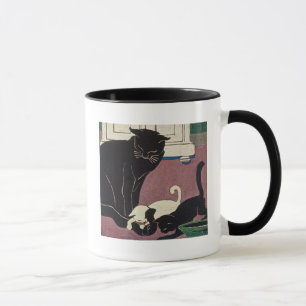 Art Deco Cats Mug