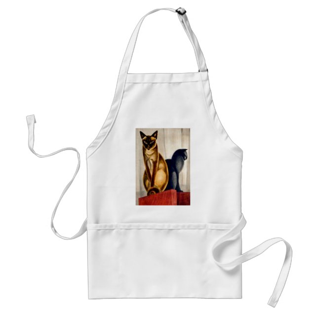 Art Deco Cats Standard Apron (Front)