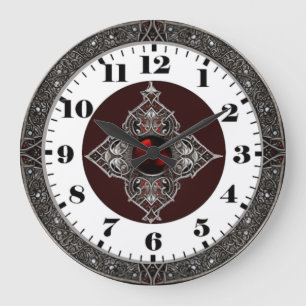 Art Deco Celtic Large Clock