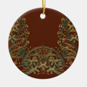 art deco ceramic tree decoration