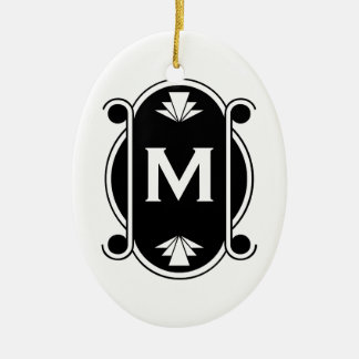 Art Deco Ceramic Tree Decoration