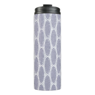 Art Deco Chevron Wisteria Thermal Tumbler
