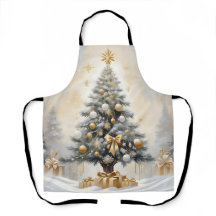 Art Deco Christmas Luxurious Gold Bows and Gifts