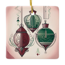 Art Deco Christmas Ornament