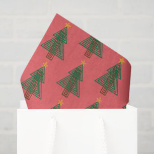 Art Deco Christmas Tree Tissue Paper