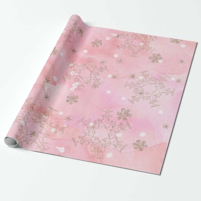 Art Deco Christmas Wrapping Paper (Unrolled)