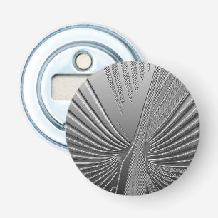 Art Deco chrome palm leaf Bottle Opener
