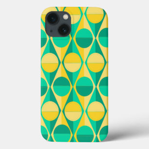 Art Deco Circles and Triangles iPhone 13 Case