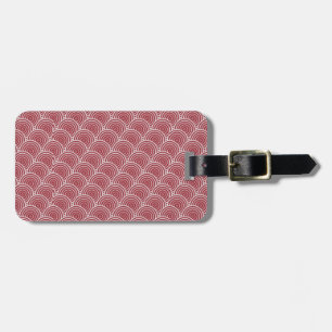 Art Deco circles Luggage Tag