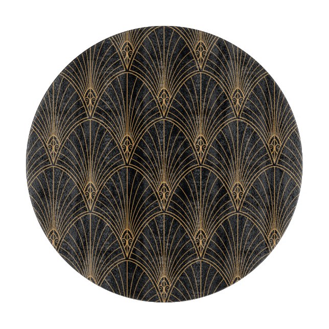 Art deco: classic geometric pattern. cutting board (Front)
