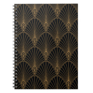 Art deco: classic geometric pattern. notebook