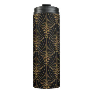 Art deco: classic geometric pattern. thermal tumbler