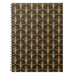 Art Deco Classic: Geometric Vintage Ornament. Notebook