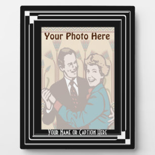 Art Deco Classic (Vertical - Personalised) Plaque
