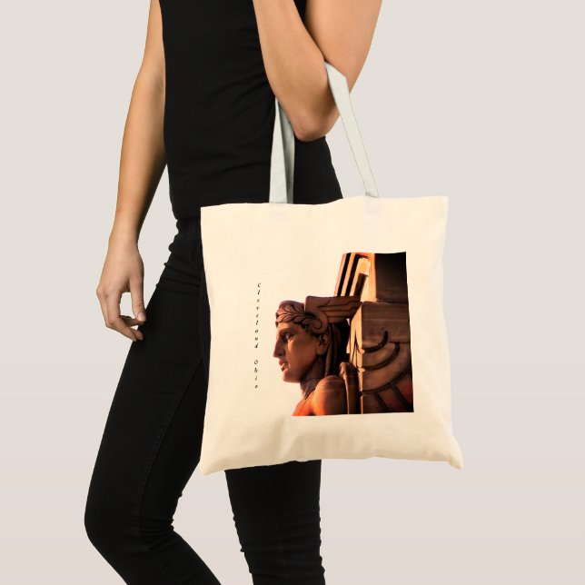 Art Deco Cleveland Tote Bag (Front (Product))