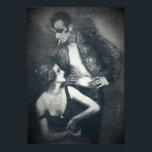 Art deco dancers berber and droste poster<br><div class="desc">1920 era dancer Anita Berber and actor Sebastion Droste are featured in this romantic  roaring 1920's ,  art deco image in black and white.</div>