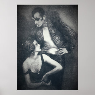 Art deco dancers berber and droste poster