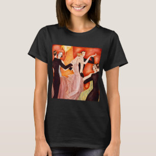 Art Deco Dancing Couples 1920s Ballroom  T-Shirt