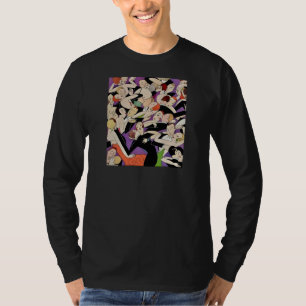 Art Deco Dancing Couples Pattern 1920s Jazz Age T-Shirt