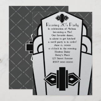 Art Deco Decor Invitation