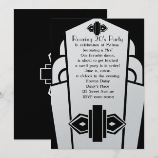 Art Deco Decor Invitation