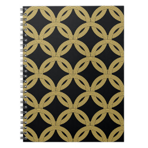 Art Deco Decoration Seamless Ornament Notebook
