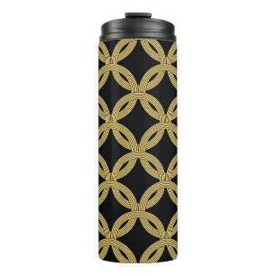 Art Deco Decoration Seamless Ornament Thermal Tumbler