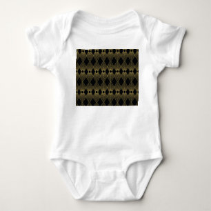 Art Deco Decoration Seamless Pattern Baby Bodysuit