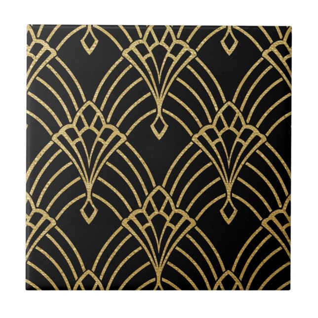 Art Deco Decorative Tile (Front)