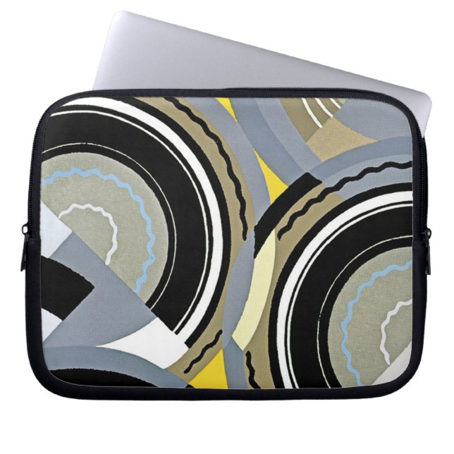 Art Deco Design #2 @ Emporio Moffa Laptop Sleeve (Front)