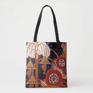 Art Deco Design #4 Exotic Garden Tote Bag