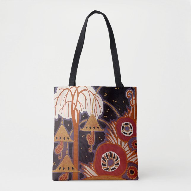 Art Deco Design #4 Exotic Garden Tote Bag (Front)