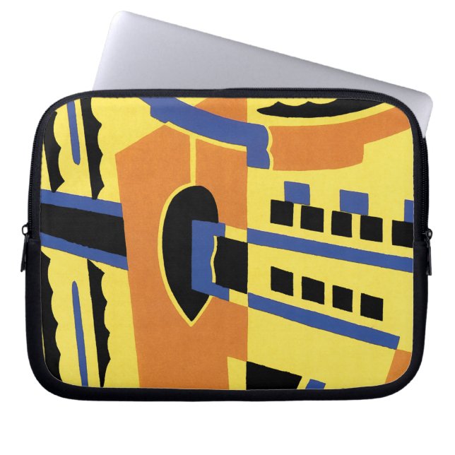 Art Deco Design #5 @ Emporio Moffa Laptop Sleeve (Front)
