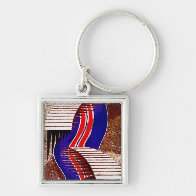 Art Deco Design #6 @ Emporio Moffa Key Ring (Front)