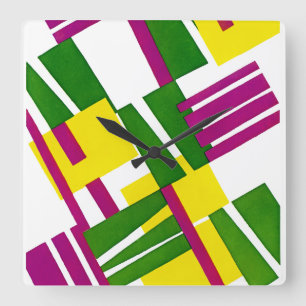 Art Deco Design #8 at Emporio Moffa Square Wall Clock